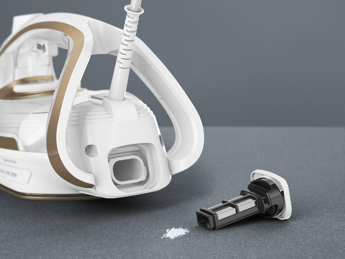 DAMPFBÜGELEISEN   - Weiß/Hellblau, Basics (34/14/18cm) - Tefal