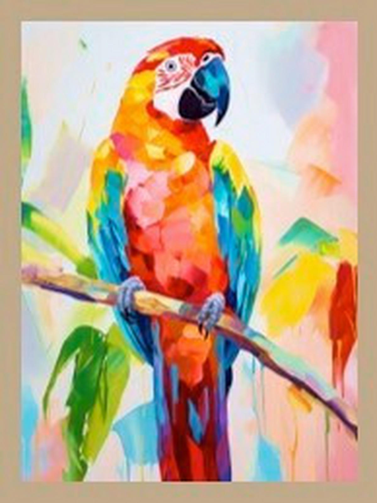 METALLBILD 60/80/4 cm  - Multicolor, Basics, Metall (60/80/4cm)