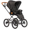 KINDERWAGEN Ida  - Anthrazit/Graphitfarben, Basics, Textil/Metall (62/110/110cm) - Naturkind