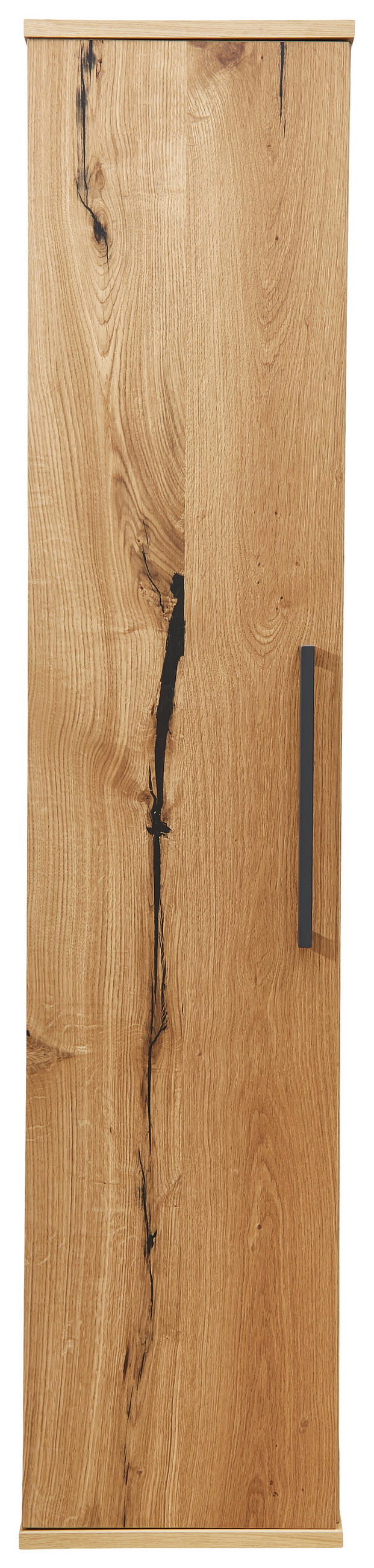HOCHSCHRANK 35/165/37 cm  - Eichefarben/Anthrazit, Design, Glas/Holz (35/165/37cm) - Dieter Knoll