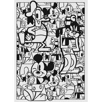 FOTOTAPETE  - Schwarz/Weiß, Trend, Textil (200/280cm) - Xora
