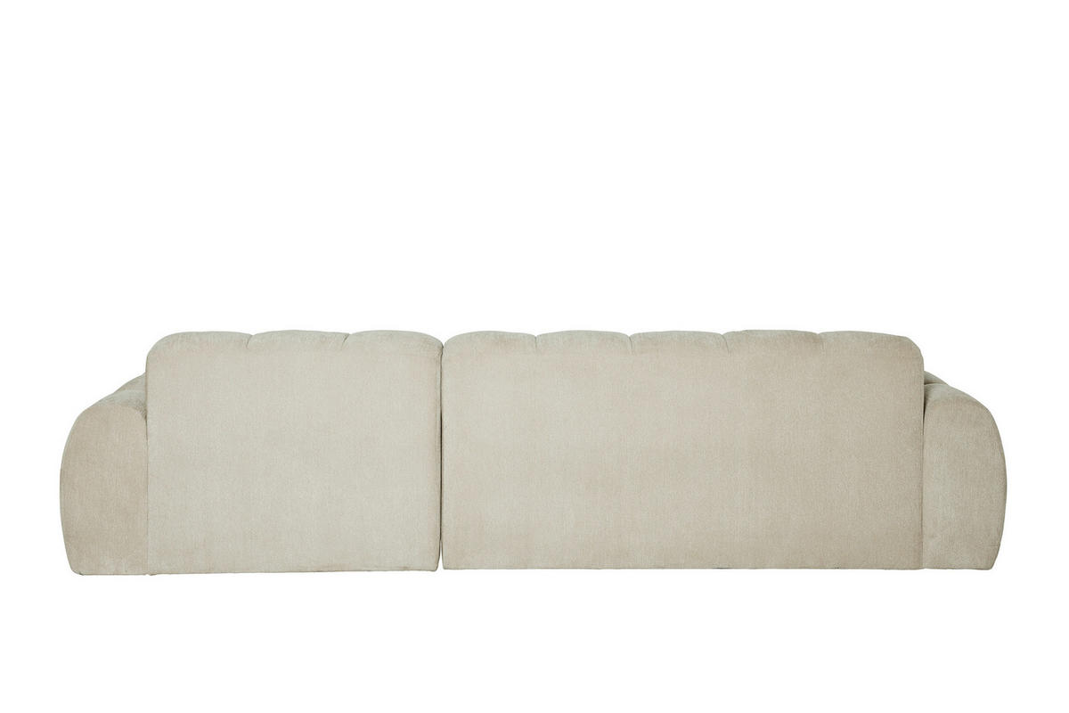 ECKSOFA RELAX BUBBLE CORNER L-R EU Beige Bouclé  - Beige/Schwarz, MODERN, Holz/Kunststoff (305/159cm) - Livetastic