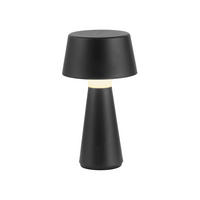 NAMIZNA SVETILKA ZA POLNJENJE     16/16/28,9 cm          - črna, Trend, umetna masa (16/16/28,9cm)