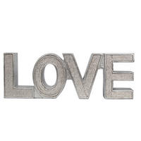 DEKOSCHRIFTZUG  - Silberfarben, LIFESTYLE, Kunststoff (10cm) - Ambia Home