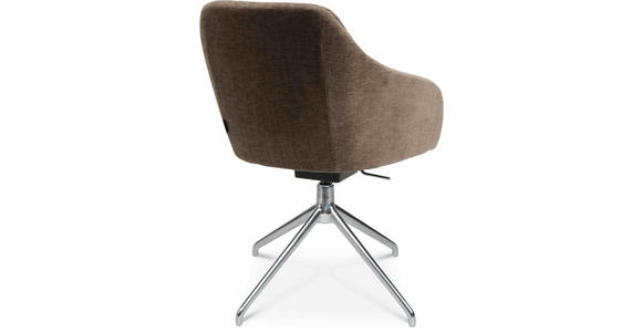 ARMLEHNSTUHL in Aluminium Velours - Alufarben/Grün, Design, Textil/Metall (58/81,5-84,5/60cm) - Johann Jakob