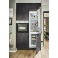 ECKKÜCHE 220/120 cm  in Graphitfarben, Schwarz, Dunkelgrau  - Dunkelgrau/Schwarz, Design, Holzwerkstoff/Metall (220/120cm) - Xora