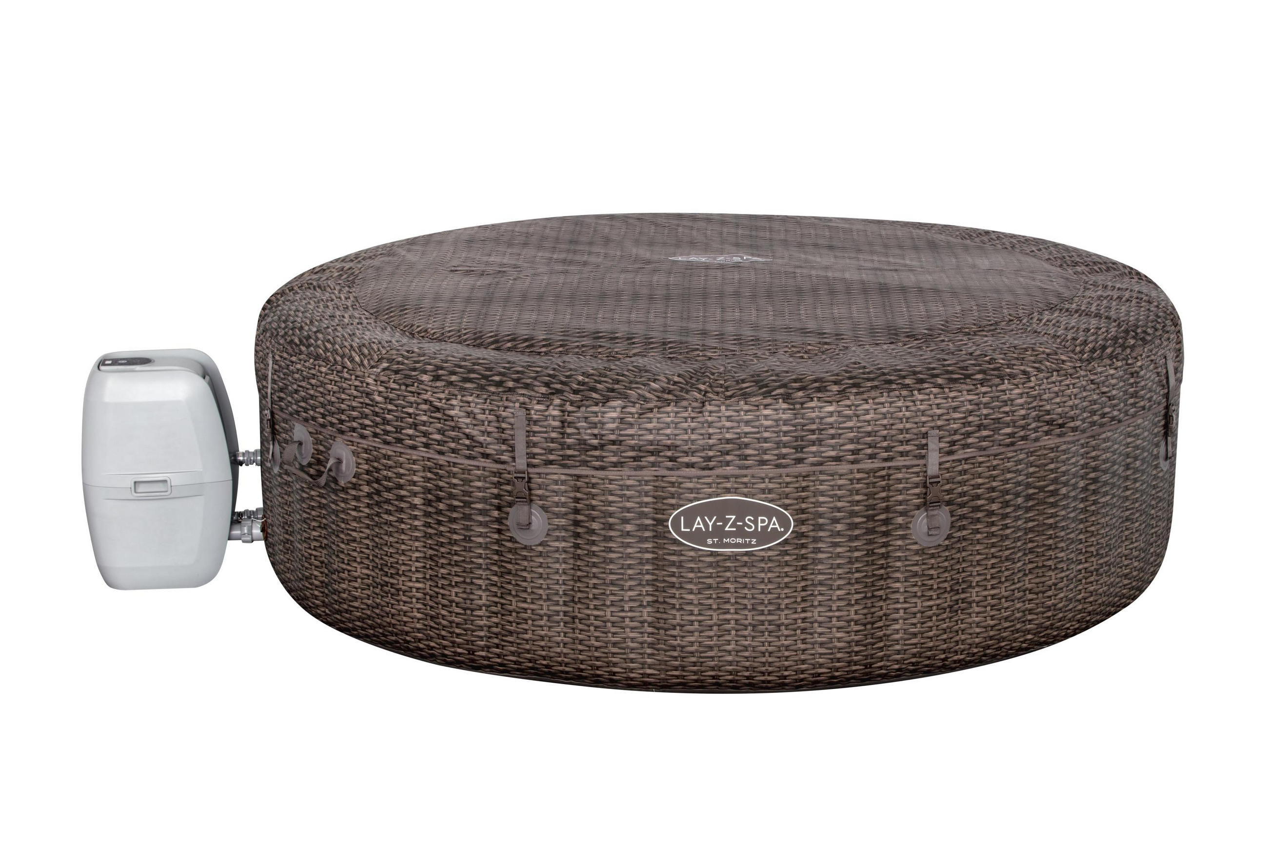 VÍŘIVKA 216/71 cm - bílá/hnědá, Trend, kov/plast (216/71cm) - Bestway