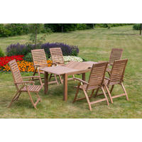 GARTENTISCH 150/90/74,5 cm Holz rechteckig  - Akaziefarben, ROMANTIK / LANDHAUS, Holz (150/90/74,5cm) - Gardenson