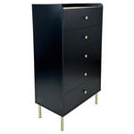 KOMMODE SNOW  in 70/121,6/40 cm  - Eichefarben/Goldfarben, Design, Holzwerkstoff/Metall (70/121,6/40cm) - Xora