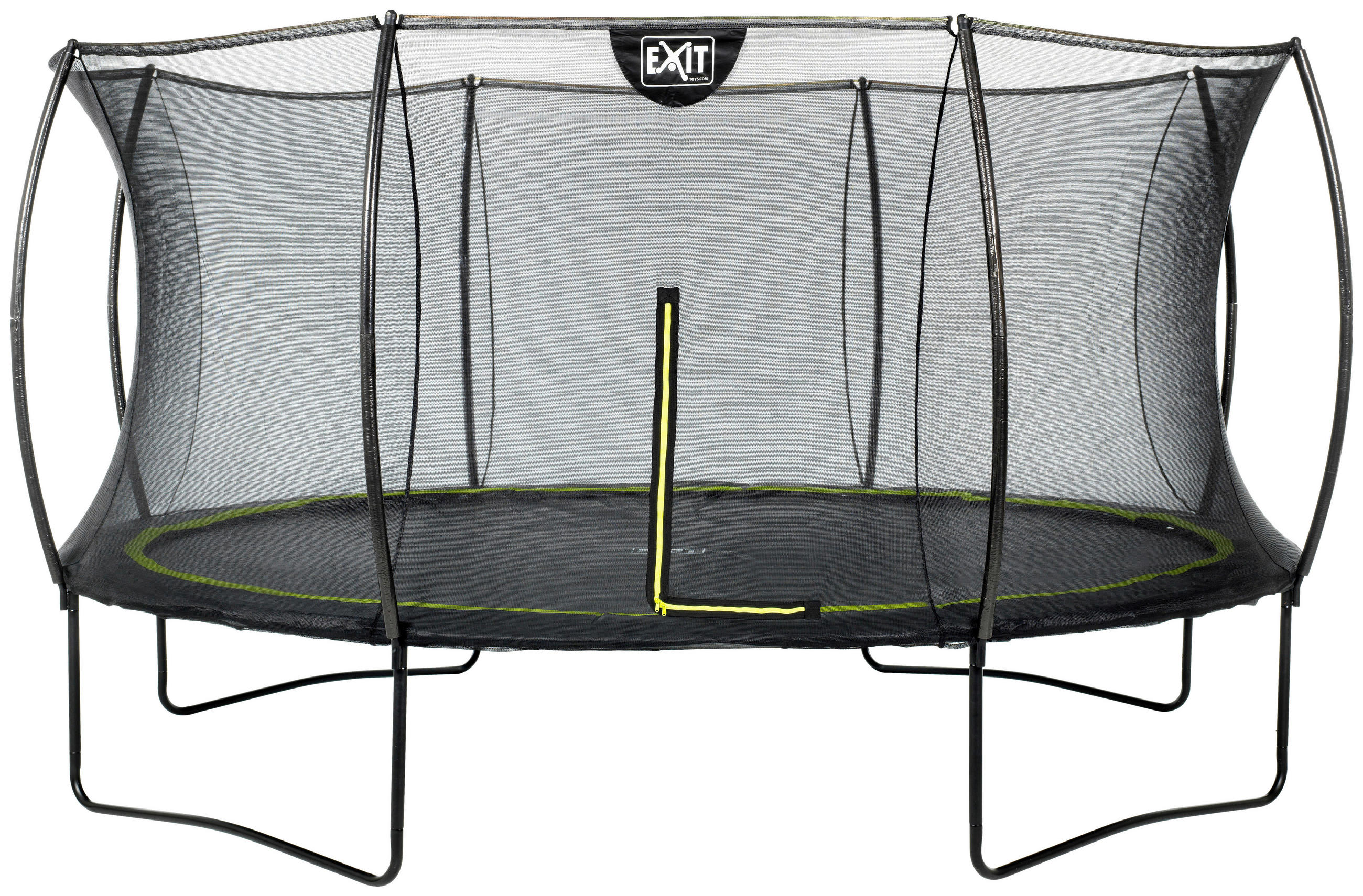 TRAMPOLIN SILHOUETTE  - Schwarz, KONVENTIONELL, Kunststoff/Metall (427/267cm) - EXIT Toys
