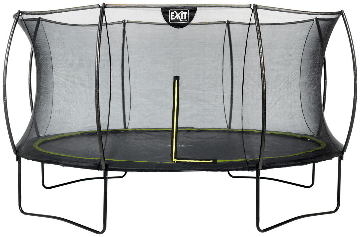 TRAMPOLIN SILHOUETTE 427/267 cm  - Schwarz, KONVENTIONELL, Kunststoff/Metall (427/267cm) - EXIT Toys