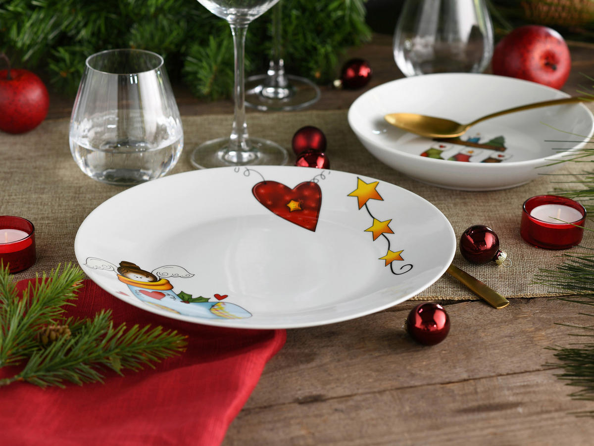 KOMBINOVANÝ SERVIS, 30-dielne, porcelán - Basics, keramika (33,5/31/31,5cm) - Creatable