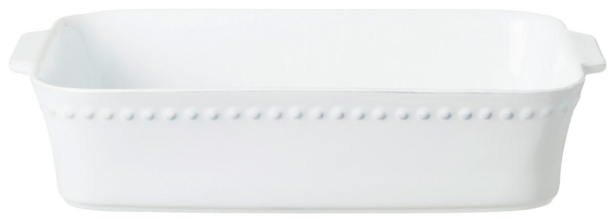 AUFLAUFFORM Keramik Feinsteinzeug  - Weiß Hochglanz, Basics, Keramik (38,3/24,1/8,3cm) - Costa Nova