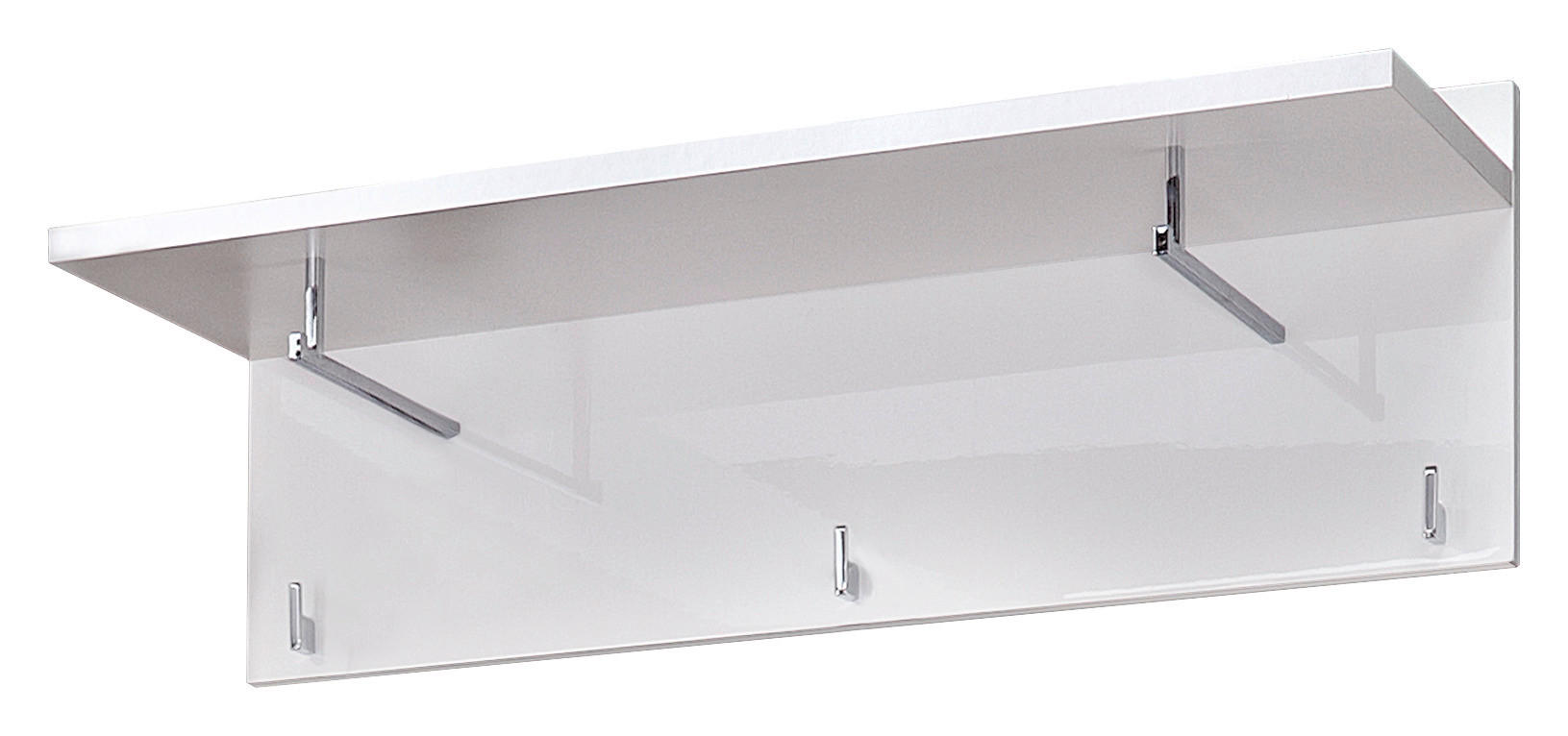 PANEL ZA ODLAGANJE KAPUTA  bela   pločasti materijal  - bela, Dizajnerski, pločasti materijal (92/30/29cm) - Xora