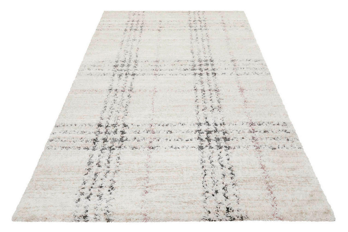 HOCHFLORTEPPICH 133/200 cm Nora Creme, Grau  - Creme/Grau, KONVENTIONELL, Textil (133/200cm) - Esprit