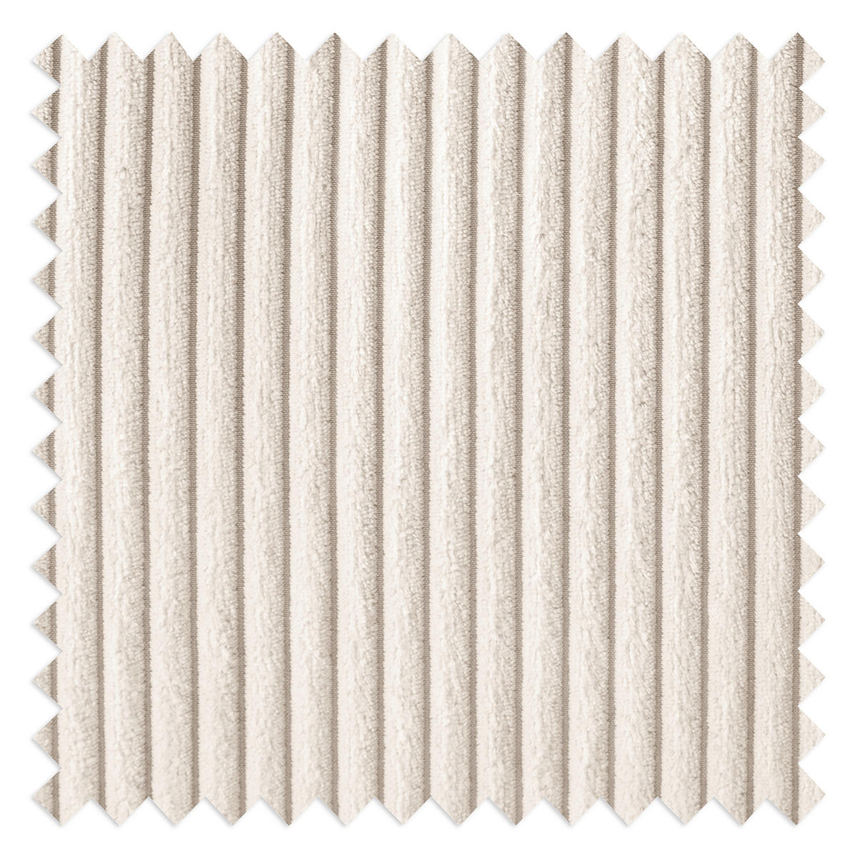 3-SITZER-SOFA Cord Creme  - Creme/Schwarz, Design, Textil/Metall (188/85/92cm) - Livetastic