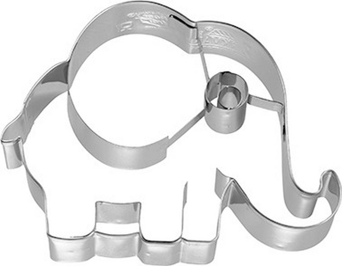 KEKSAUSSTECHFORM - Edelstahlfarben, Basics, Metall (10,5/8,5/2,5cm) - Birkmann