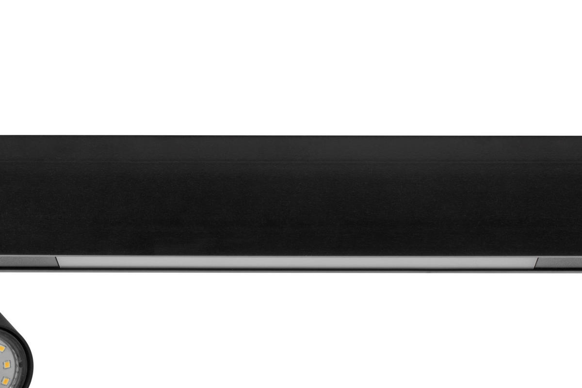 LED-STRAHLER Denebola 90/6/18 cm   - Schwarz, Design, Kunststoff/Metall (90/6/18cm) - Novel