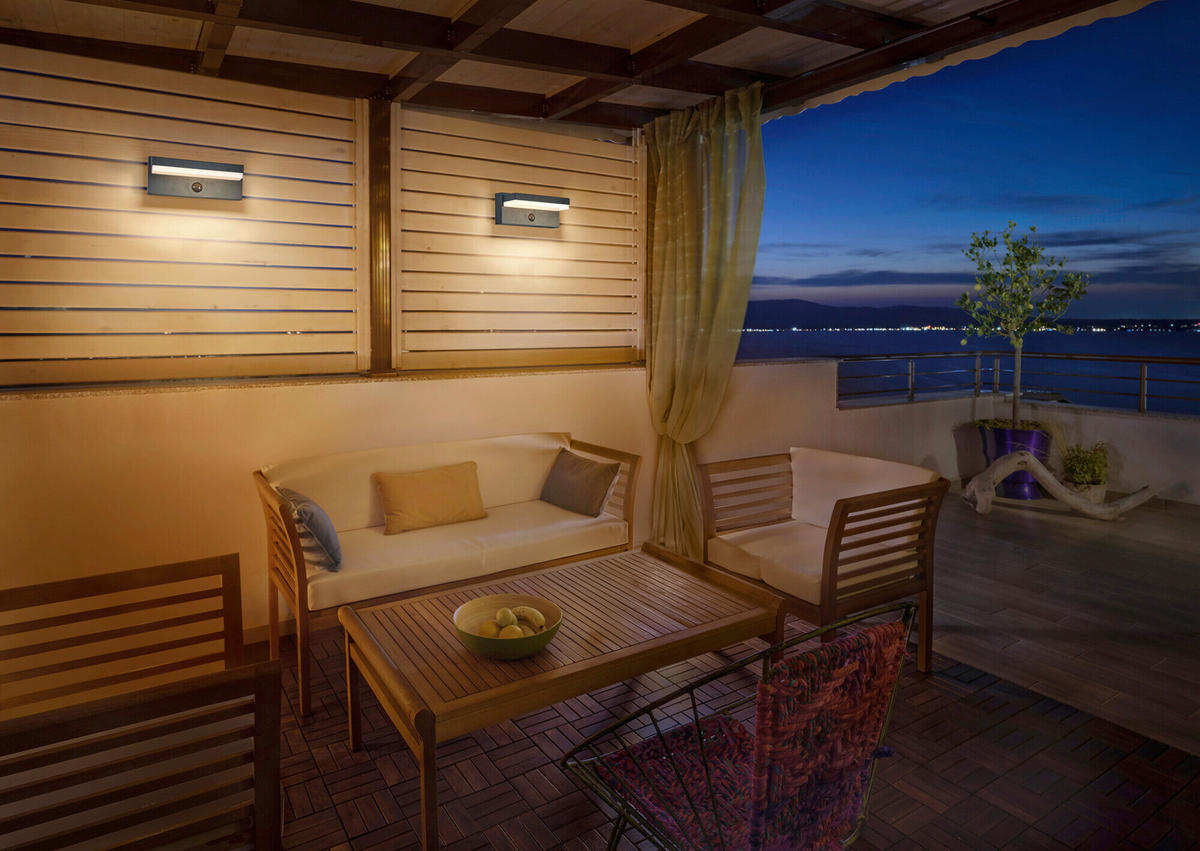 LED-AUßENLEUCHTE 20,6/8,8/8,6 cm   - Dunkelgrau, Basics, Kunststoff/Metall (20,6/8,8/8,6cm) - Osram