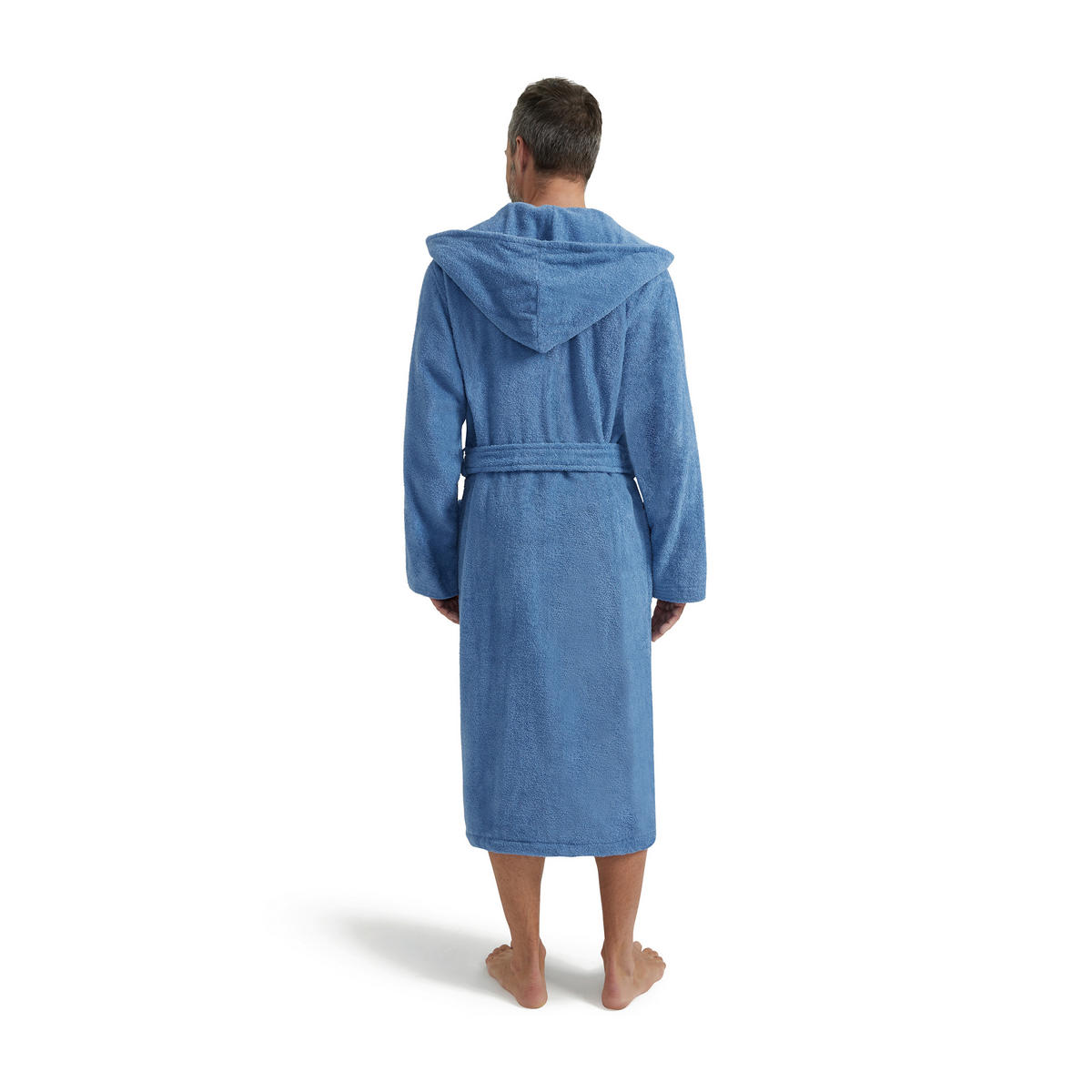 BADEMANTEL L Unisex  - Blau, Basics, Textil (Lnull) - Moeve