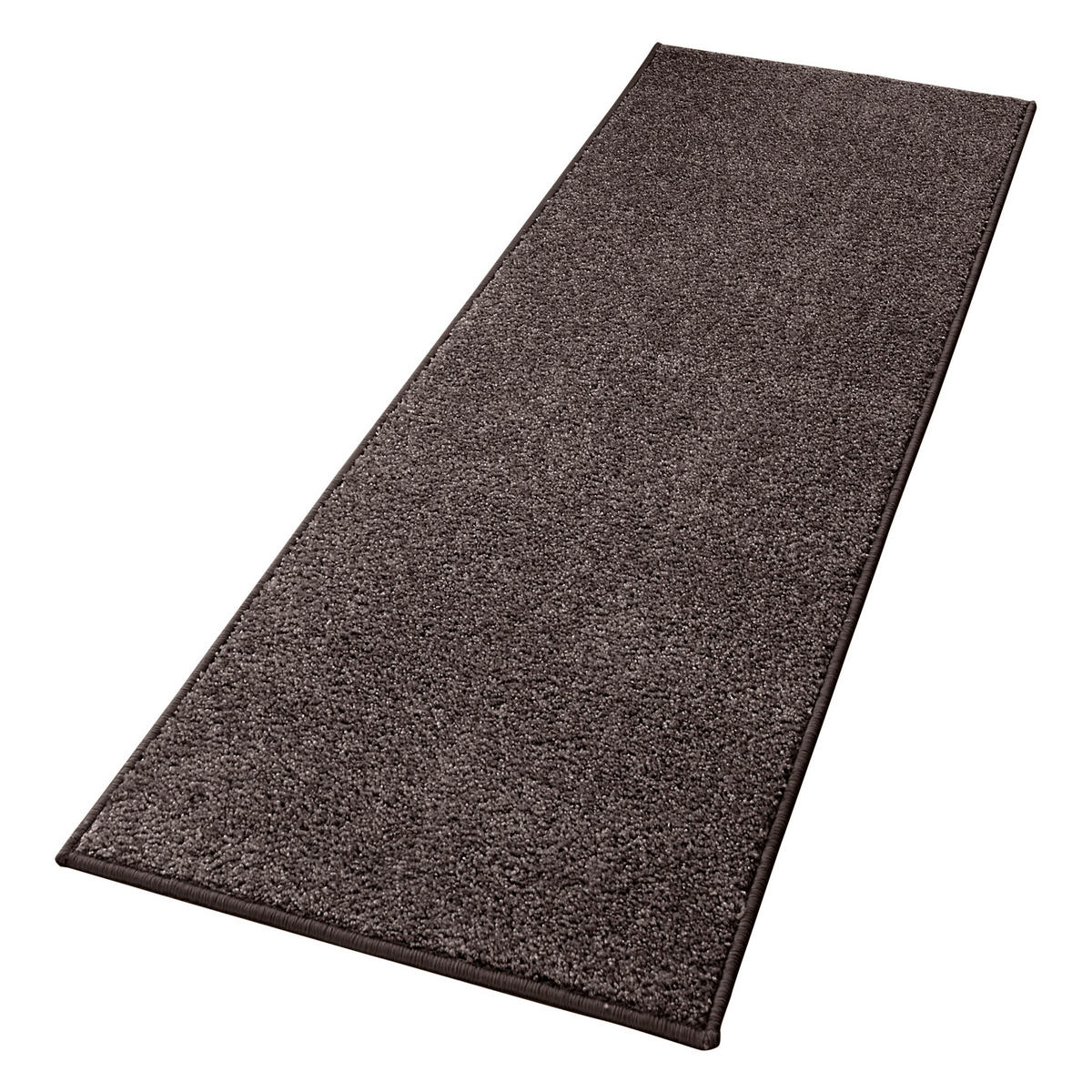 WEBTEPPICH 80/300 cm Pure Anthrazit  - Anthrazit, Basics, Kunststoff (80/300cm)