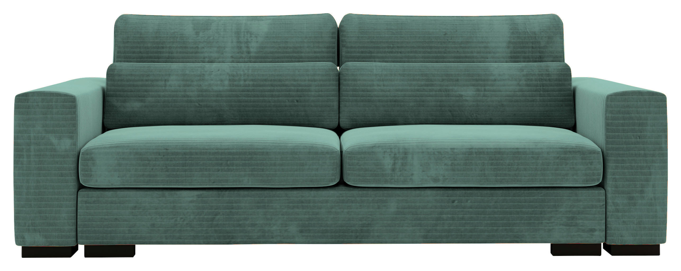 SCHLAFSOFA  in Flachgewebe Petrol  - Petrol/Schwarz, KONVENTIONELL, Kunststoff/Textil (235/80/120cm) - Carryhome