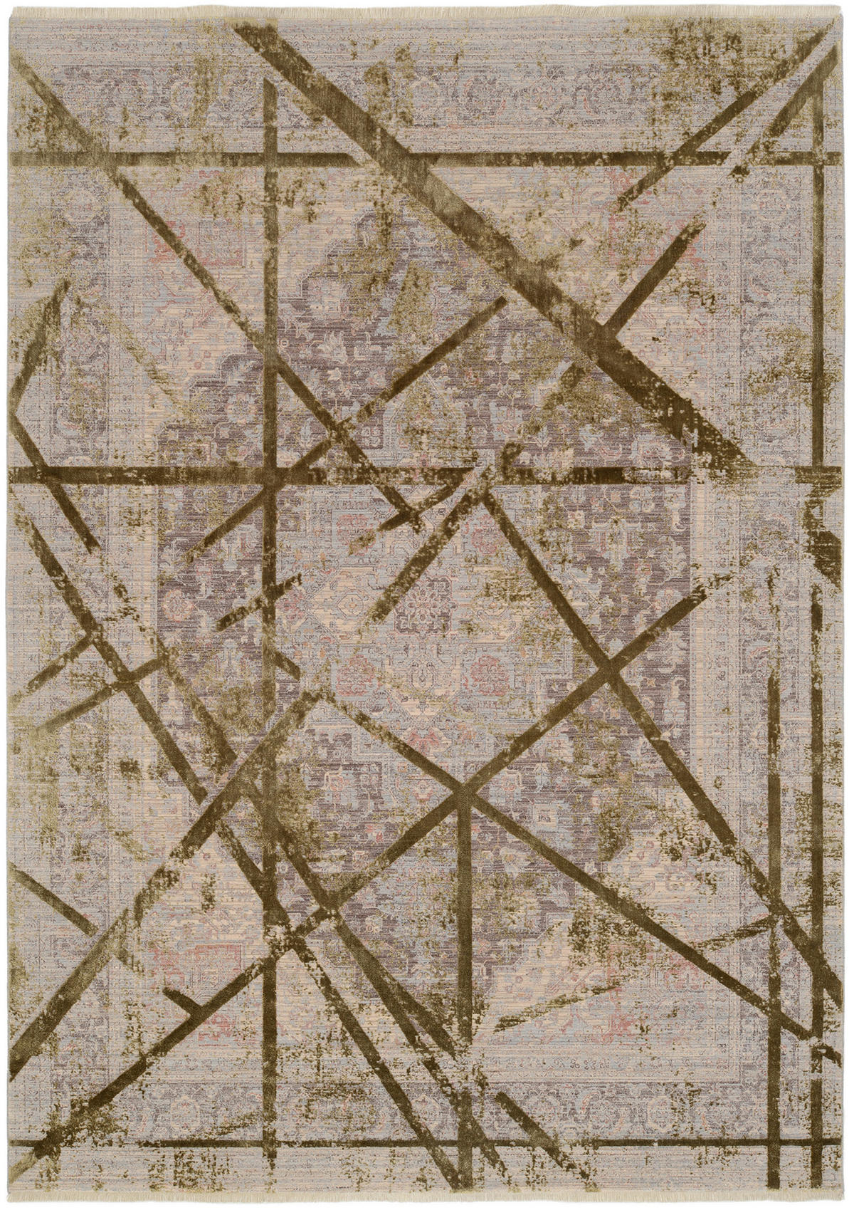 WEBTEPPICH 80/150 cm Arizona Grün  - Grün, Design, Textil (80/150cm) - Musterring