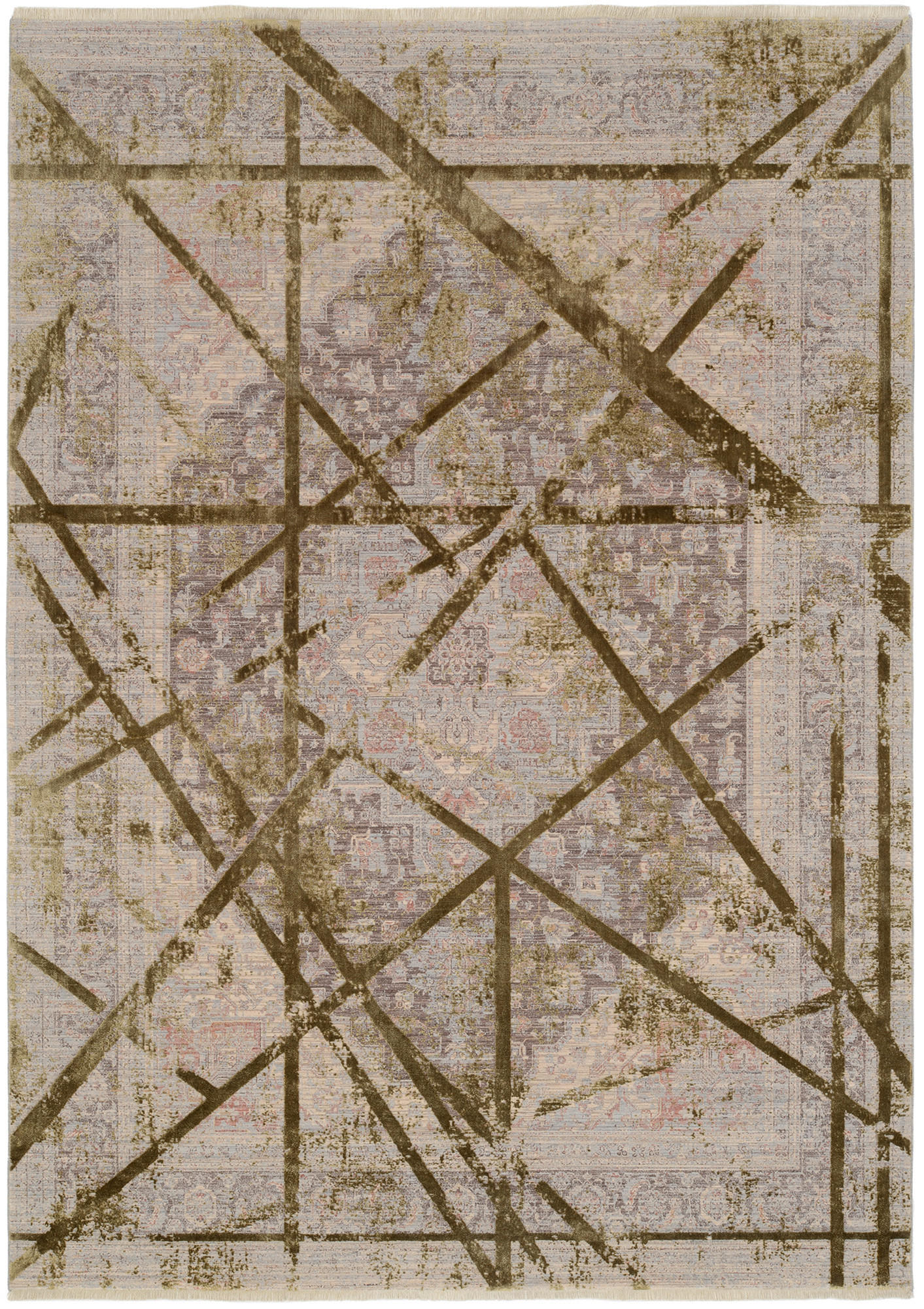 Musterring Webteppich Arizona Grün 80x150 cm