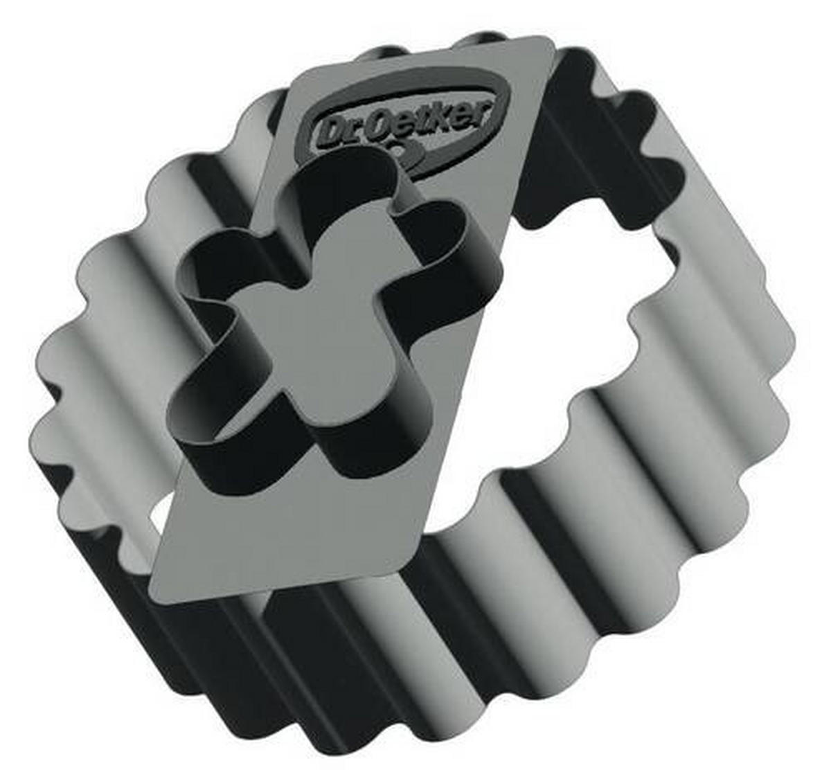 LINZER-KEKSAUSSTECHER - Edelstahlfarben, Basics, Metall - Dr.Oetker