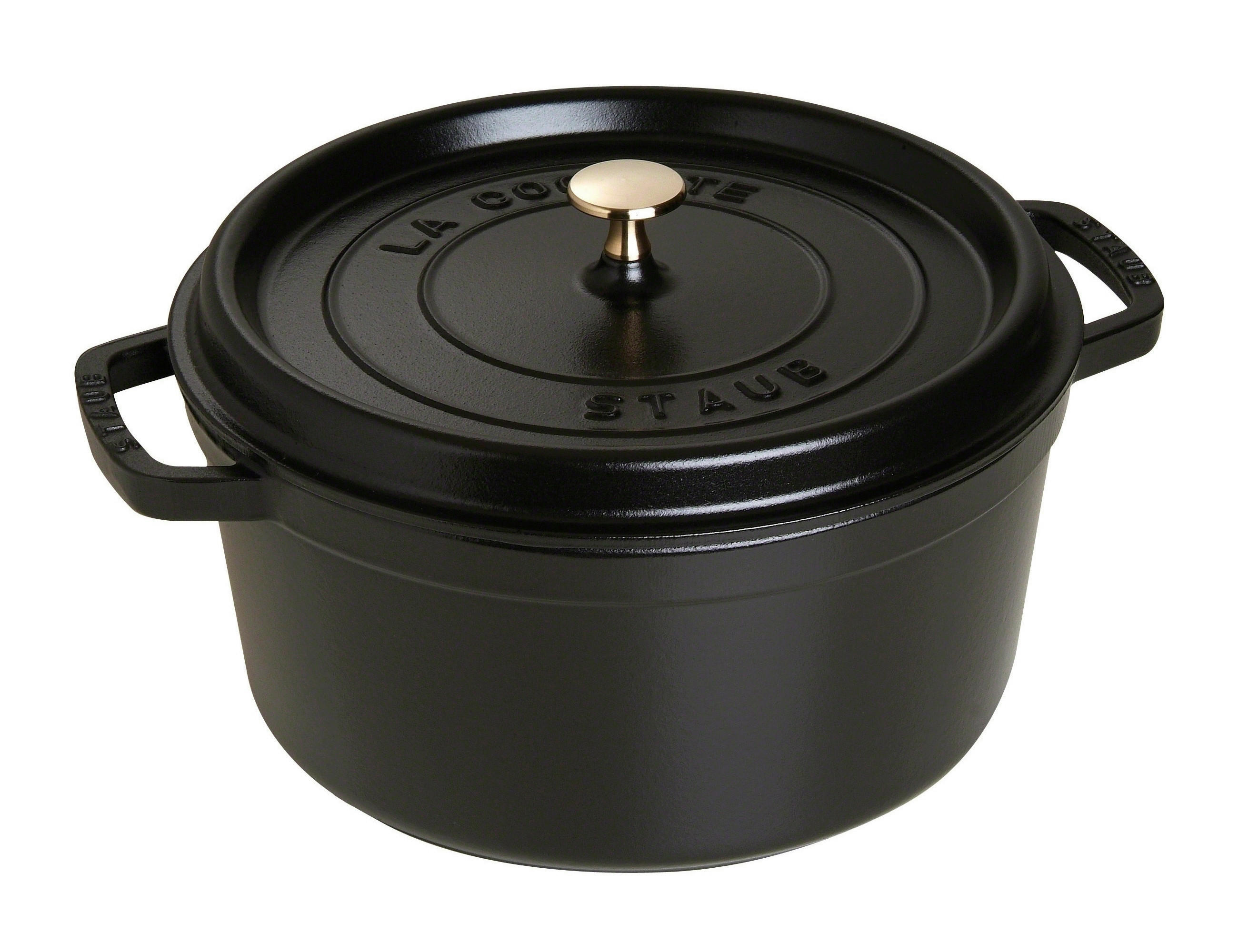 SCHMORTOPF Staub - LA COCOTTE 6,7 L  - Schwarz, Basics, Metall (28cm) - Staub