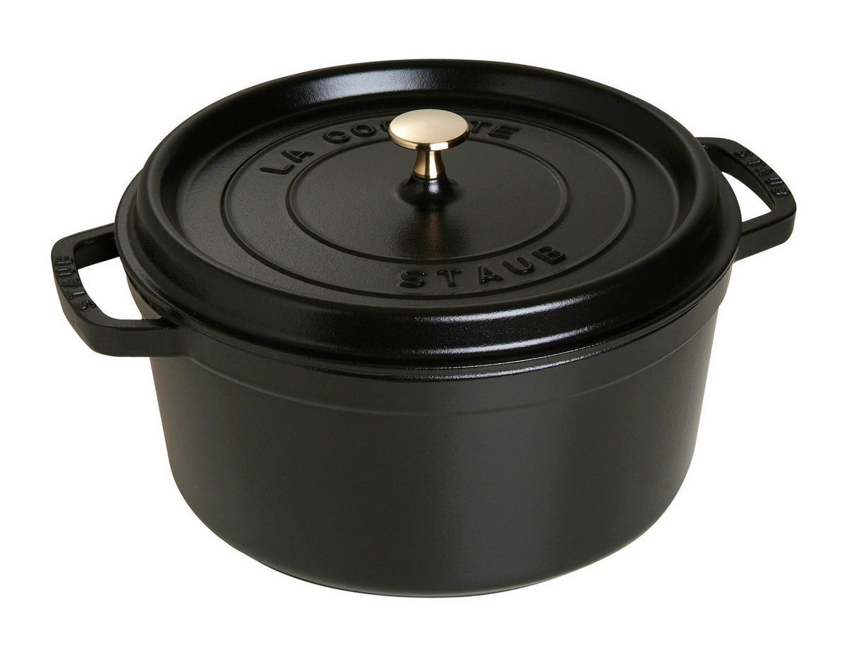 SCHMORTOPF Staub - LA COCOTTE 6,7 L  - Schwarz, Basics, Metall (28cm) - Staub
