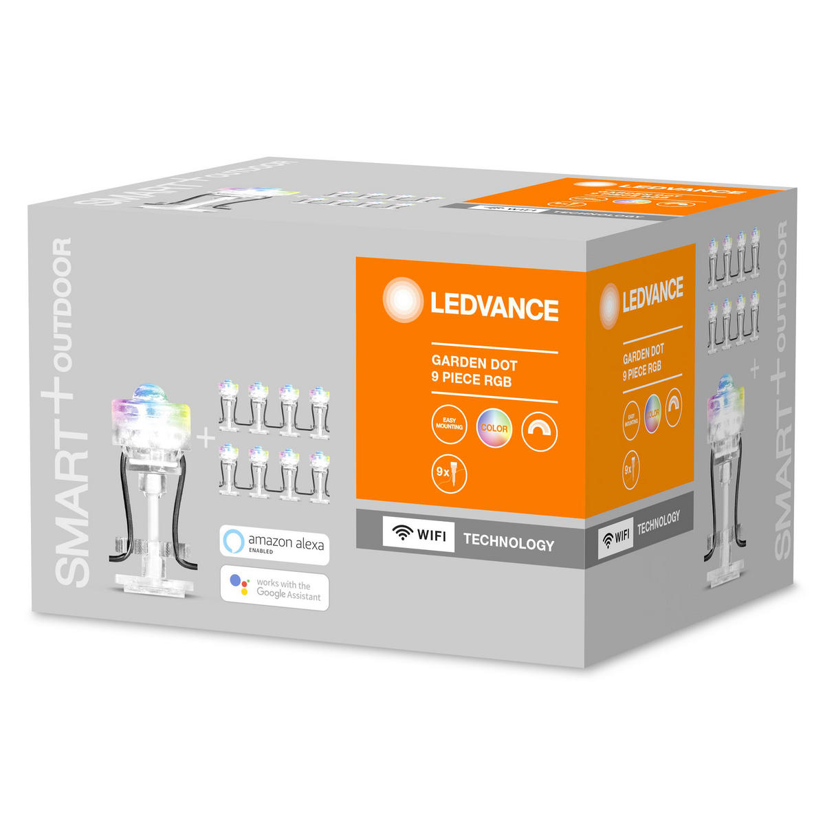 LICHTERKETTE  - Transparent, Basics, Kunststoff (2,3/2,3/9,6cm) - Ledvance