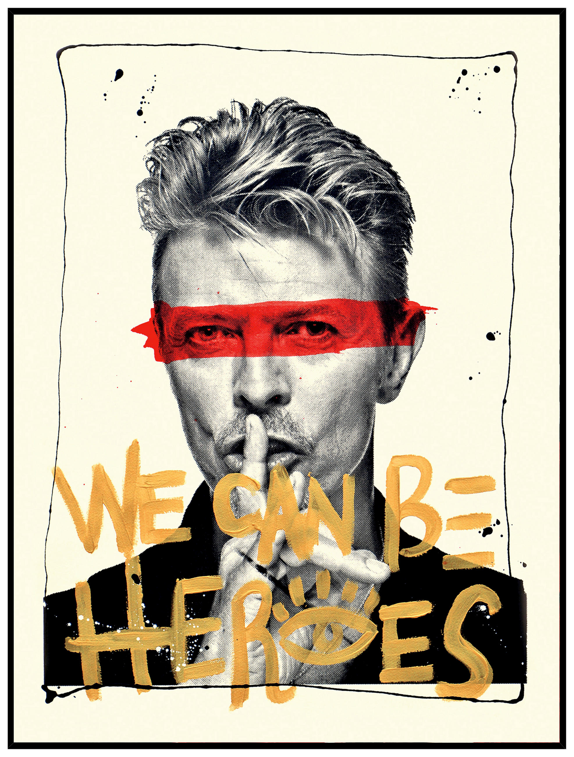 KUNSTDRUCK 60/80 cm  - Multicolor/Schwarz, Design, Holzwerkstoff (60/80cm) - Monee