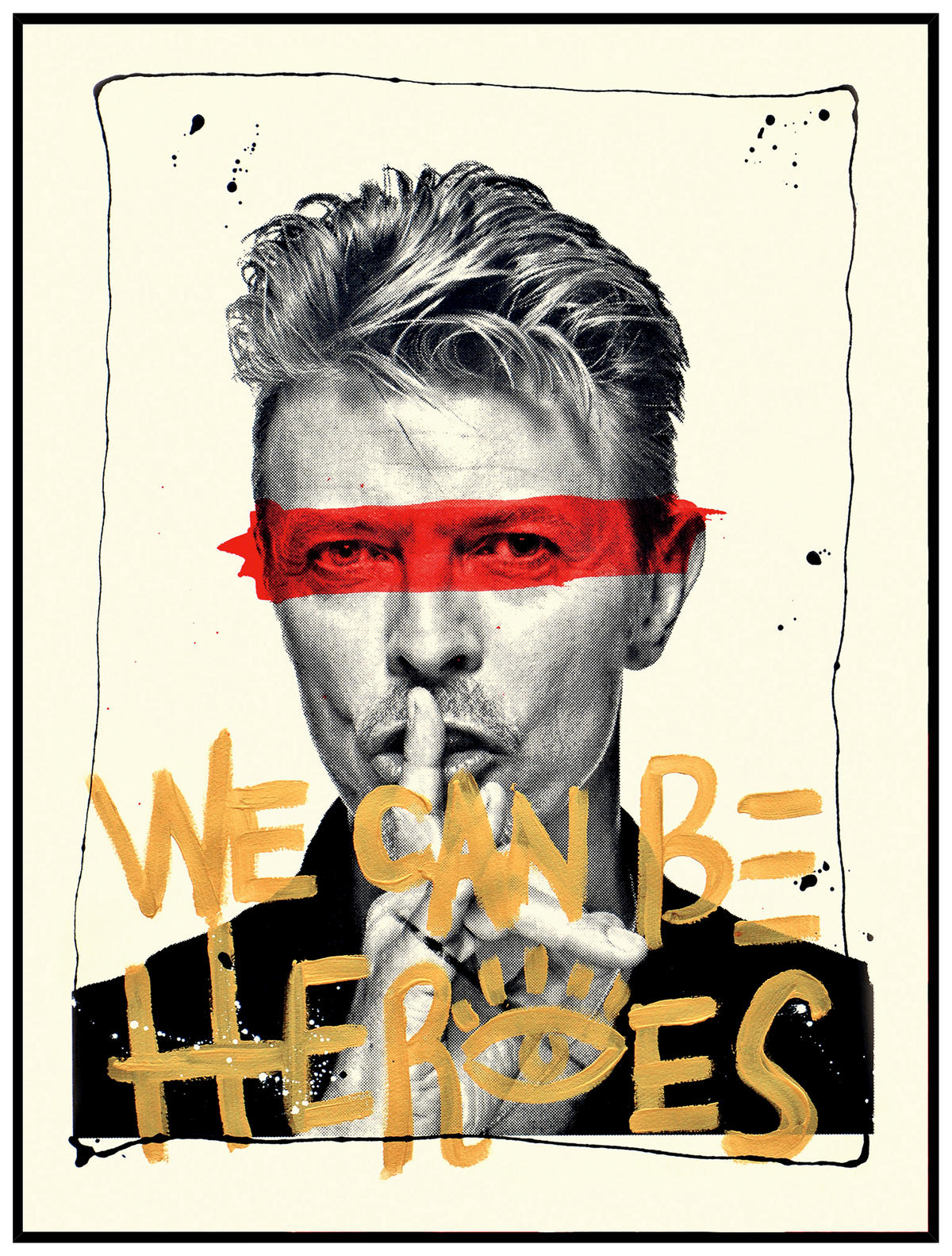 KUNSTDRUCK 60/80 cm  - Multicolor/Schwarz, Design, Holzwerkstoff (60/80cm) - Monee