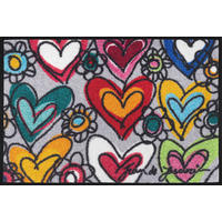 ROHOŽKA, 40/60 cm, sivá - sivá, Trend, textil/plast (40/60cm) - wash+dry