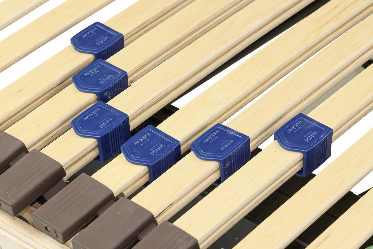 LATTENROST 140/200 cm Kopfteil, Fußteil verstellbar, Birke, Buche  - Naturfarben, Basics, Holz (140/200cm) - Sembella