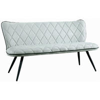 KLUPA  svetlozelena   - siva/svetlozelena, Dizajnerski, metal/tekstil (166/85/66cm) - Hom`in