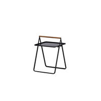 LOUNGETISCH 43/43/59 cm Metall  - Schwarz, MODERN, Metall (43/43/59cm) - Gardenson