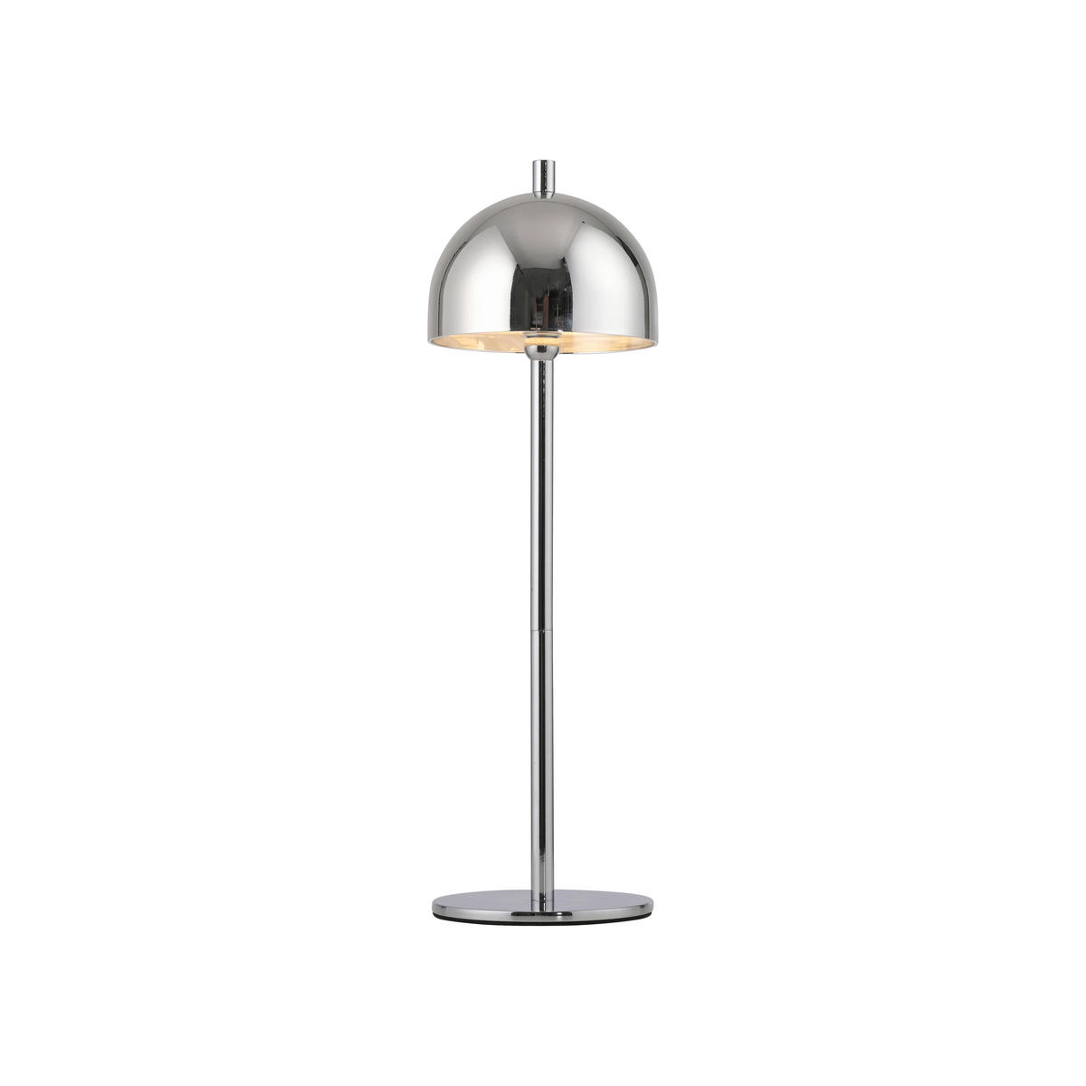 AKKU-TISCHLEUCHTE SW BELLIS 11/11/36 cm  - Chromfarben, KONVENTIONELL, Kunststoff/Metall (11/11/36cm) - Schöner Wohnen