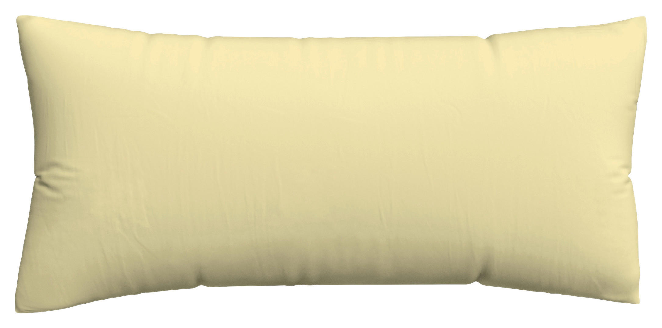 KOPFKISSENBEZUG WOVEN SATIN 40/80 cm  - Gelb, Basics, Textil (40/80cm) - Schlafgut