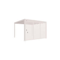 PERGOLA-SEITENTEIL - Weiss, Basics, Metall (123/235/10cm) - Gardenson