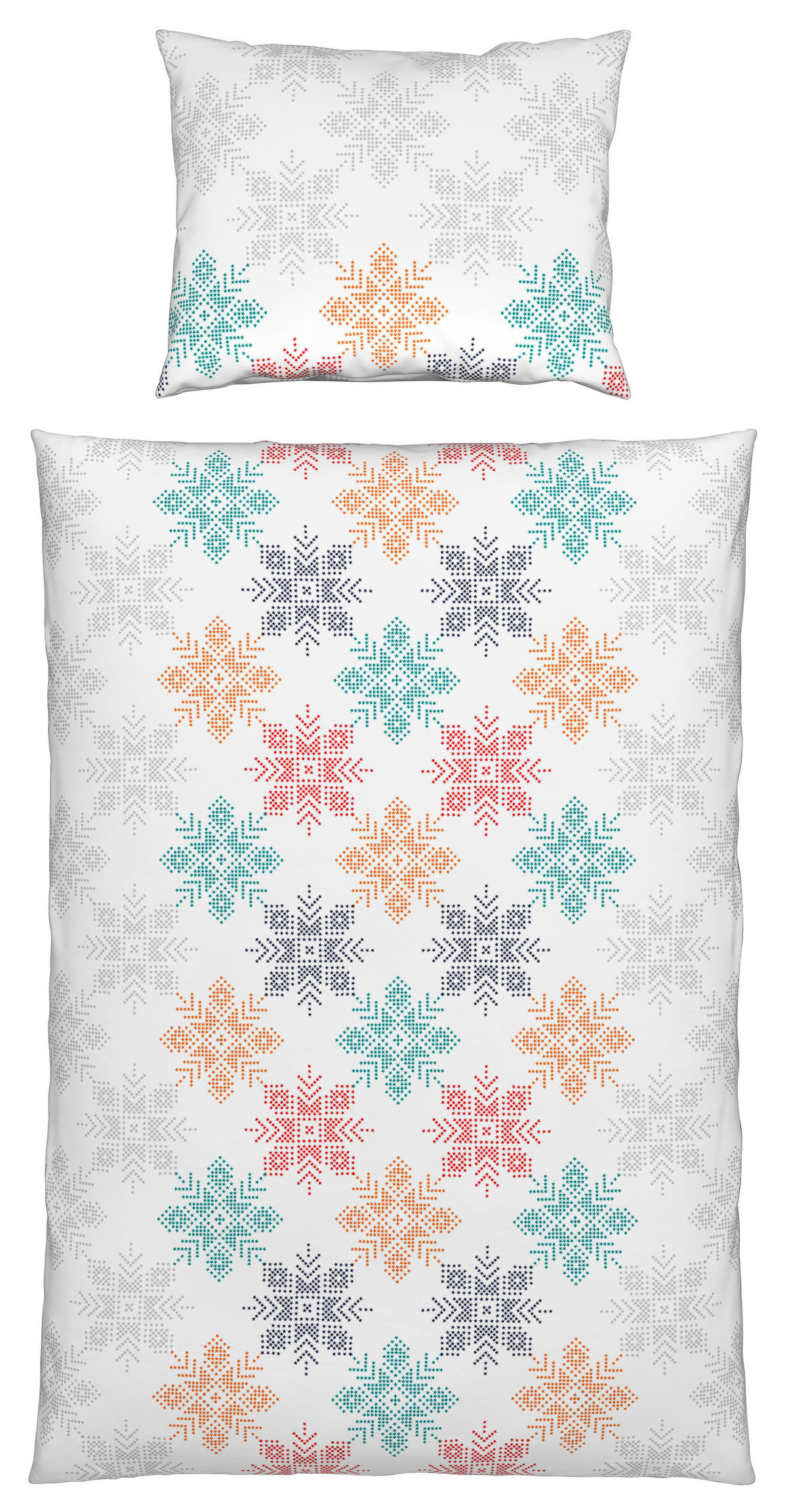 POSTELJINA NORDIC STAR 140/200 cm flanel bela  - bela, Konvencionalno, tekstil (140/200cm) - Esposa