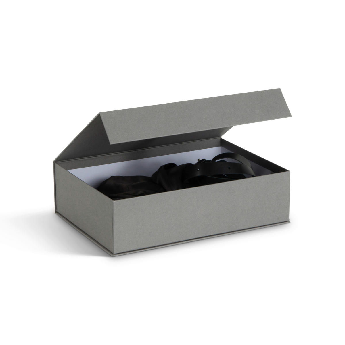 AUFBEWAHRUNGSBOX    23/31.5/9 cm  - Grau, Basics, Karton/Papier (23/31.5/9cm)