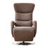 RELAXSESSEL Webstoff - Edelstahlfarben/Braun, Design, Textil/Metall (67/108/77cm) - Cantus