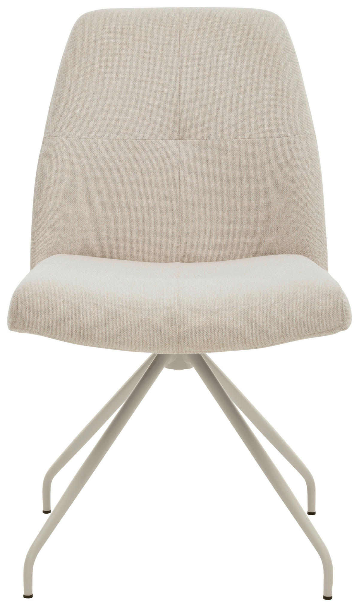 STUHL - Seidengrau/Naturfarben, Design, Textil/Metall (53/90/64cm) - Musterring