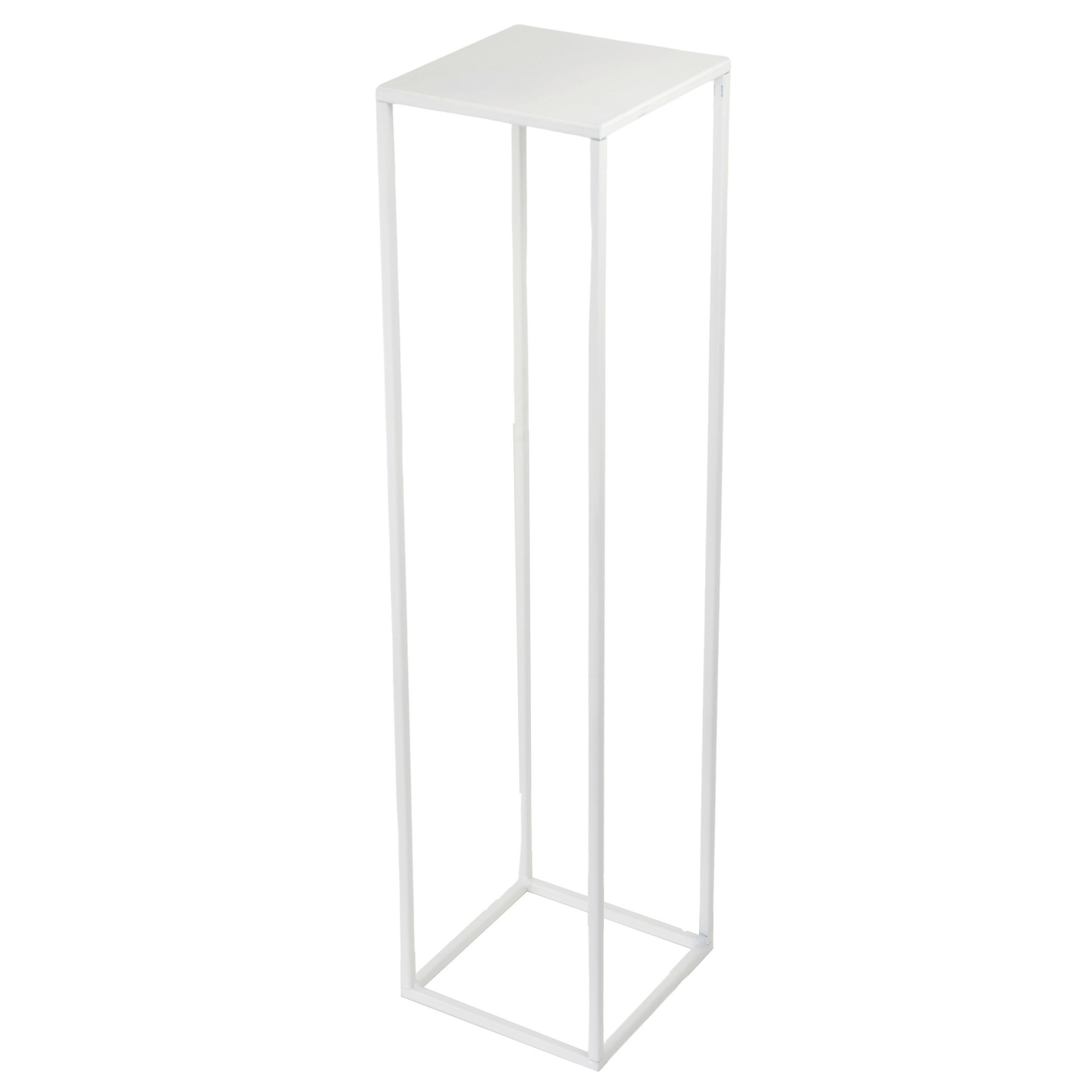 BLUMENSTÄNDER Metall  - Weiß, Basics, Metall (19/77/19cm)