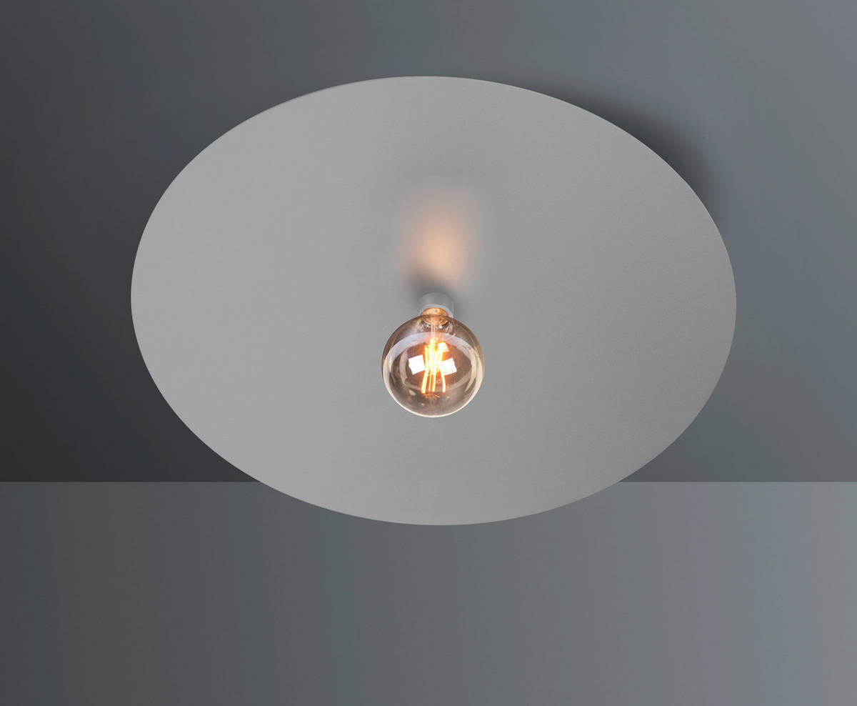 DECKENLEUCHTE Chio 54/6,5 cm   - Alufarben, Basics, Metall (54/6,5cm) - BOPP