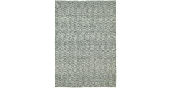 HANDWEBTEPPICH 130/190 cm Grün rechteckig  - Grün, Basics, Textil (130/190cm) - Linea Natura
