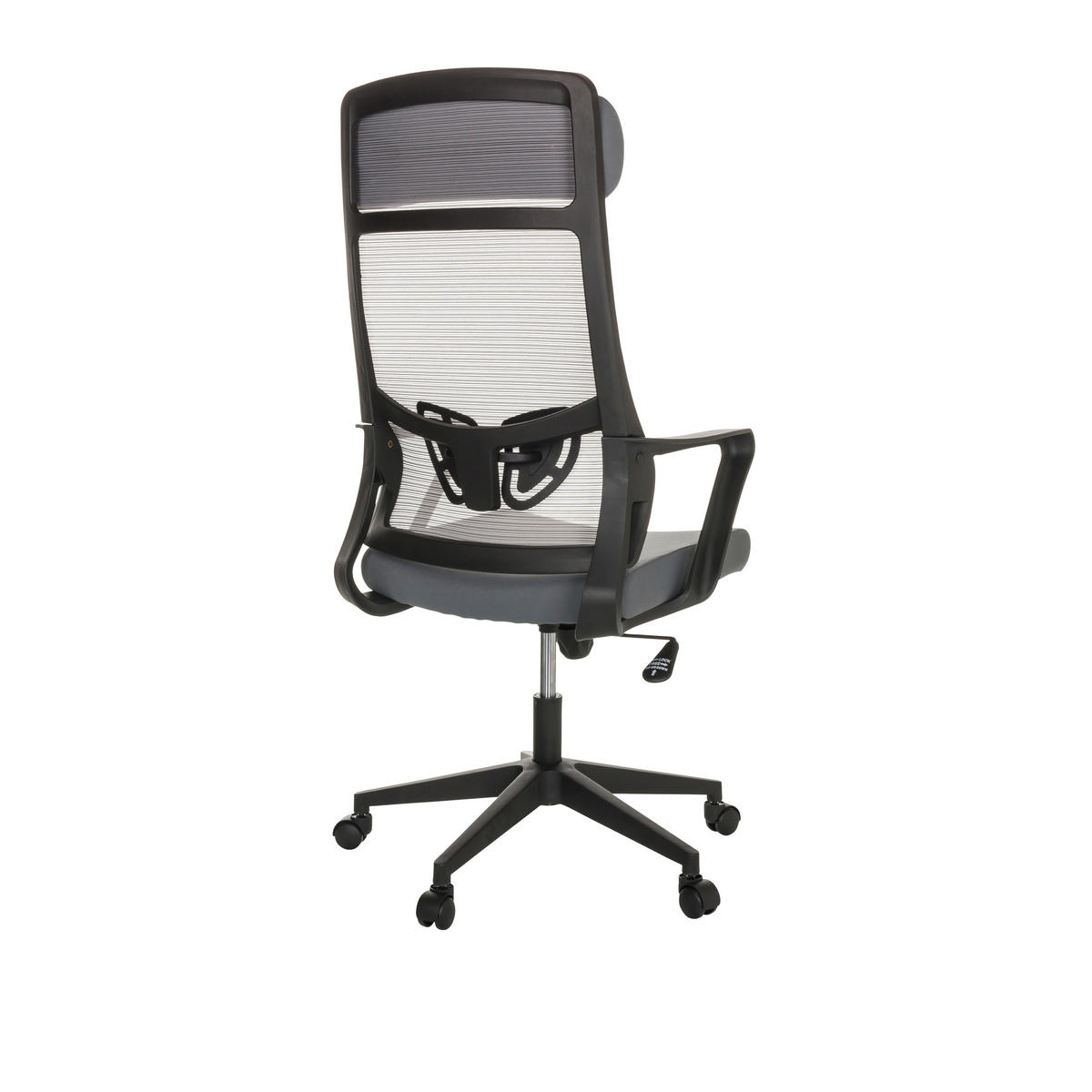 SNURRSTOL  i grå  - svart/grå, Basics, textil/plast (69/122-132/69cm) - MID.YOU