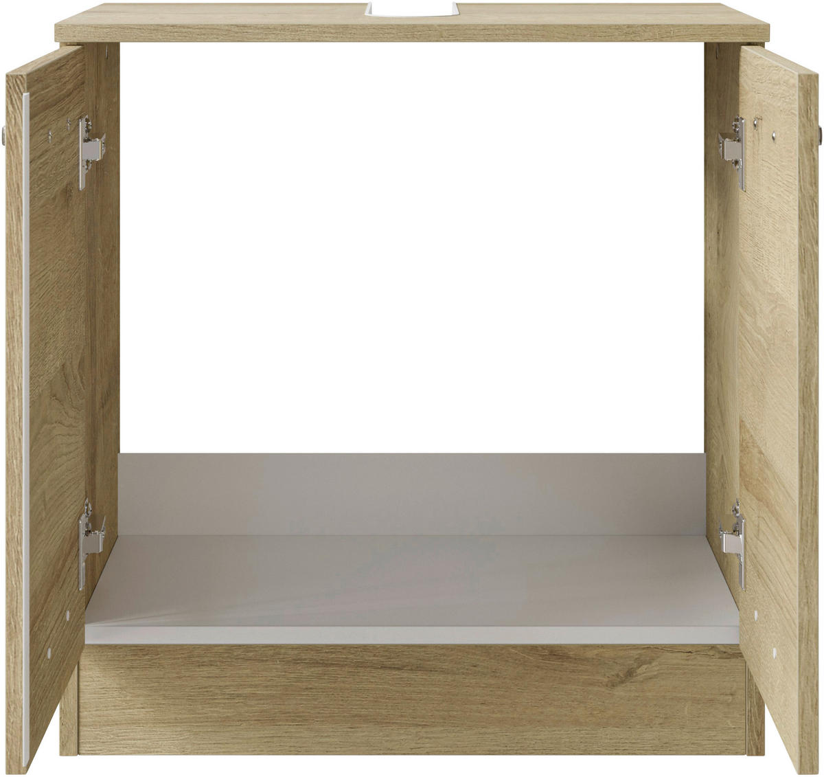 WASCHBECKENUNTERSCHRANK 60,2/62,4/33 cm  - Chromfarben/Eichefarben, Basics, Holzwerkstoff (60,2/62,4/33cm) - Pelipal